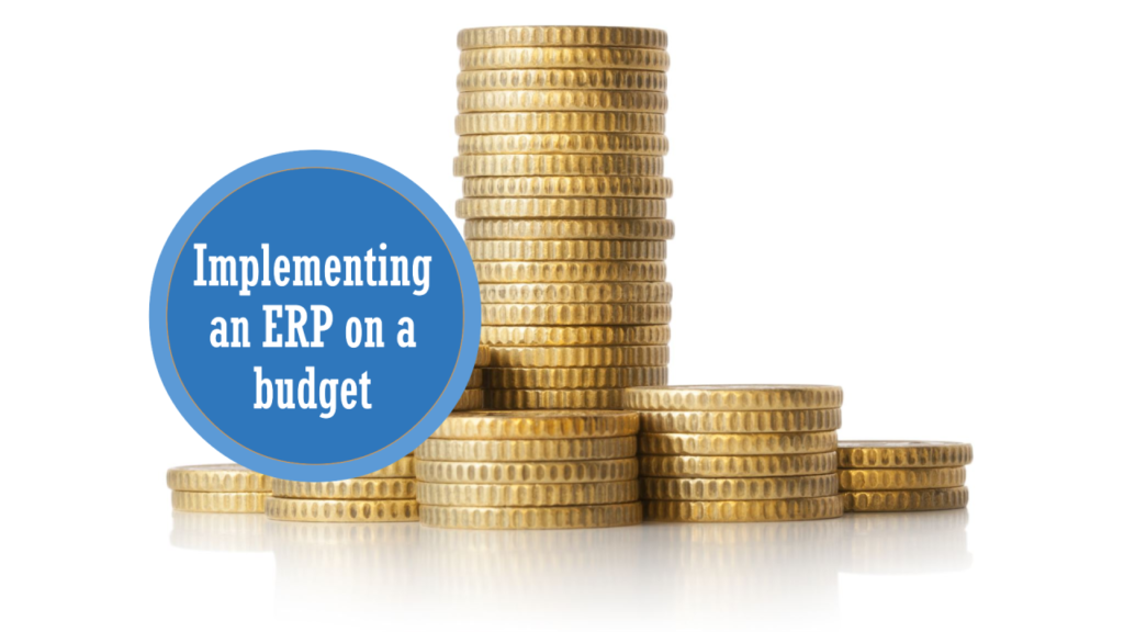 save money implementing an ERP on a budget